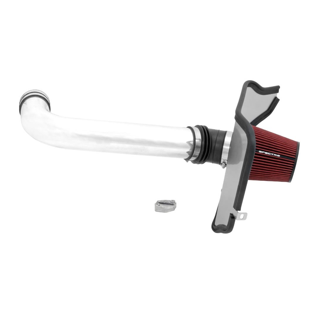 Spectre 68-72 Chevelle LS Blade MAFS Driver Side Air Intake Kit - Polished w/Red Filter