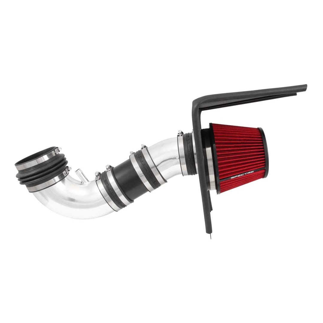 Spectre 08-09 Pontiac G8 V8-6.0/6.2L F/I Air Intake Kit - Polished w/Red Filter