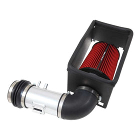 Spectre 11-14 Ford Edge V6-3.5/3.7L F/I Air Intake Kit - Polished w/Red Filter - 0