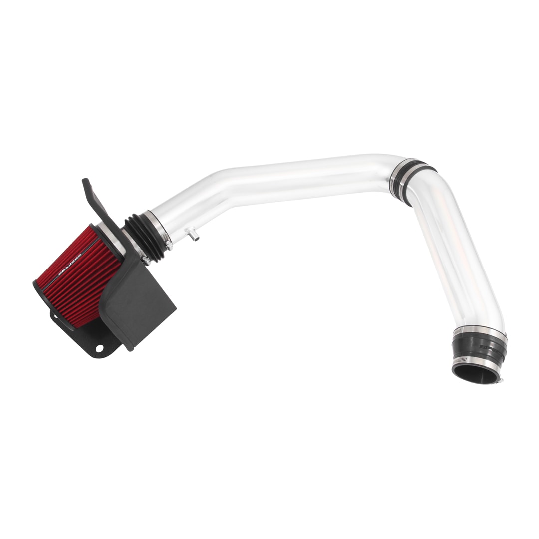 Spectre 11-15 Jeep Grand Cherokee V6-3.6L F/I Air Intake Kit - Polished w/Red Filter - 0
