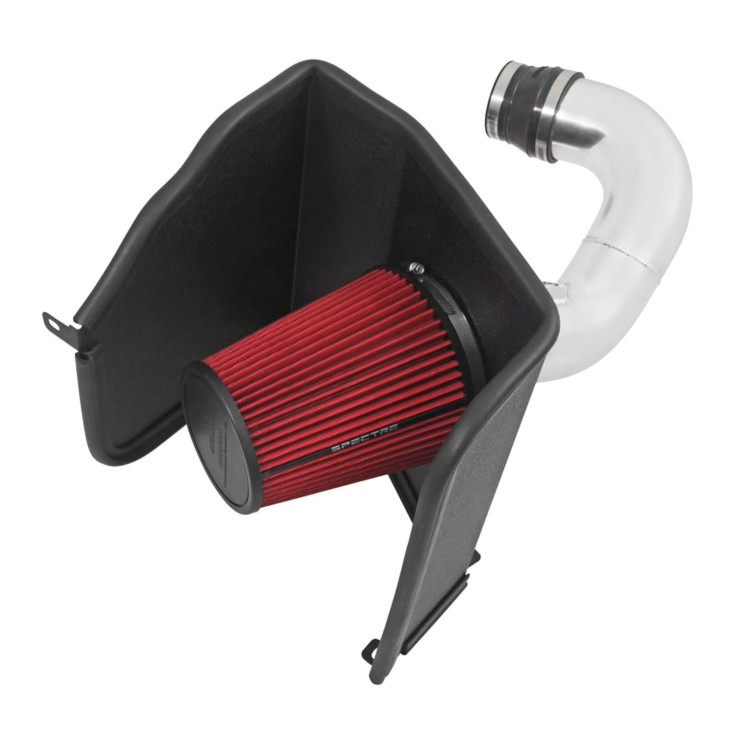 Spectre 15-16 GM Colorado/Canyon V6-3.6L F/I Air Intake Kit - Polished w/Red Filter