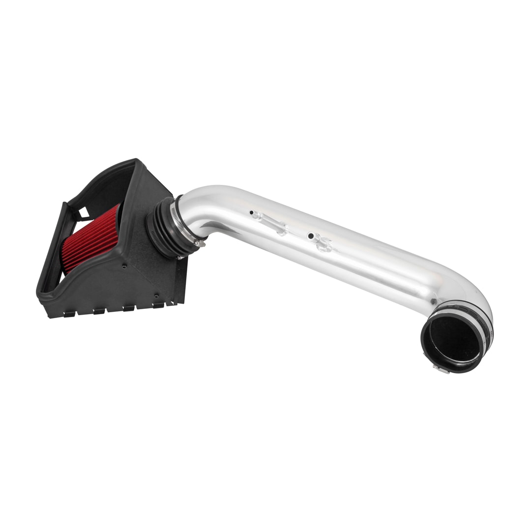Spectre 15-18 Ford F150 V8-5.0L F/I Air Intake Kit - Polished w/Red Filter - 0