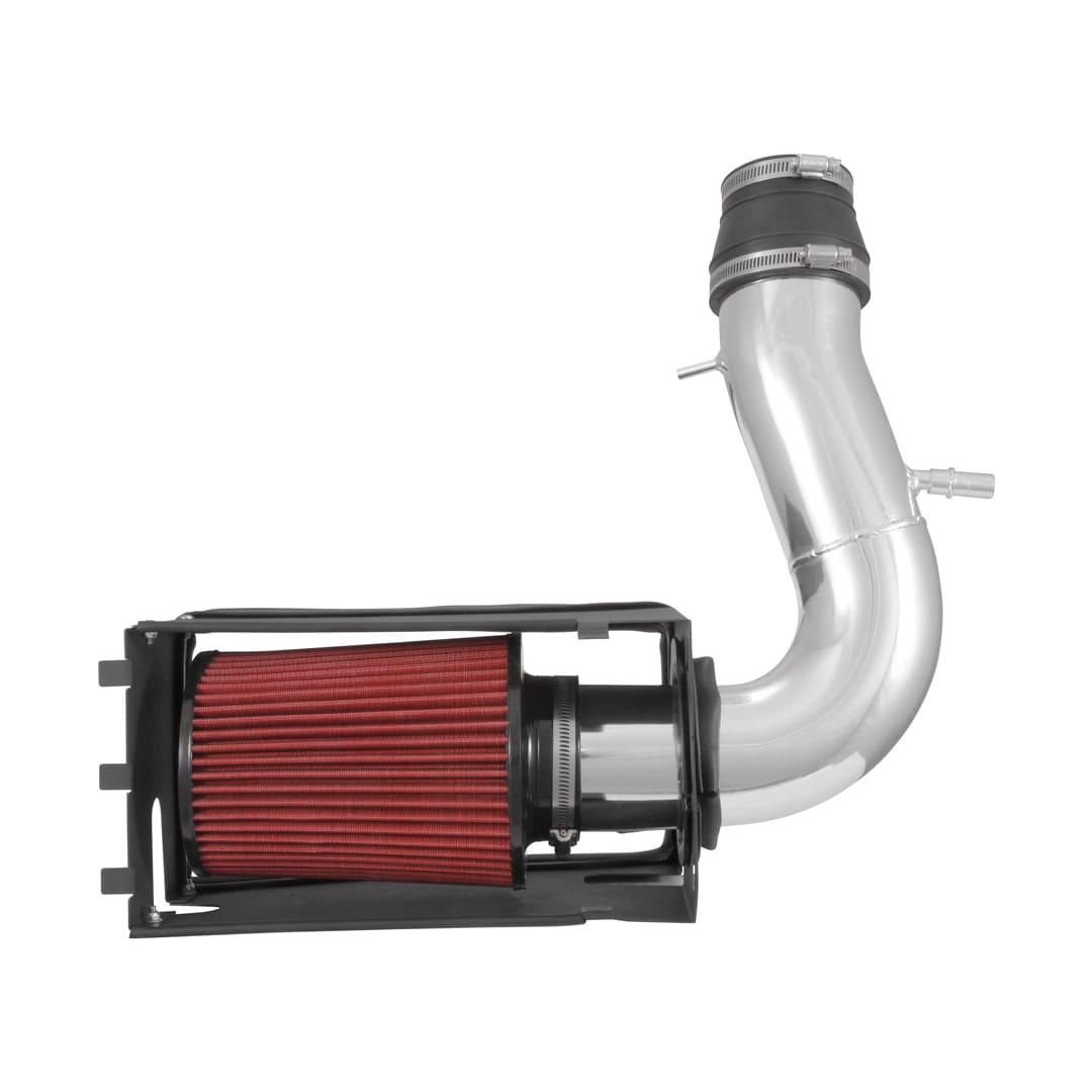 Spectre 11-19 Ford Explorer V6-3.5L F/I Air Intake Kit - Polished Aluminum w/Red Filter