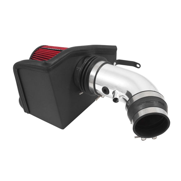 Spectre 12-18 Jeep Grand Cherokee V8-6.4L F/I Air Intake Kit - Polished w/Red Filter