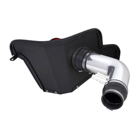 Spectre 15-16 Ford Mustang V6-3.7L F/I Air Intake Kit - Polished w/Red Filter - 0