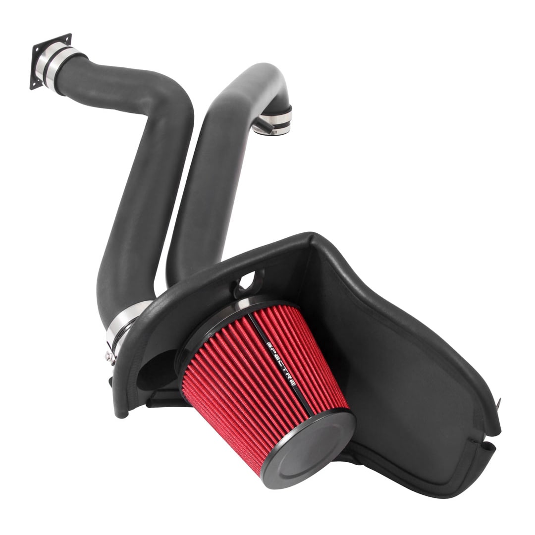 Spectre 97-06 Jeep Wrangler L6-4.0L F/I Air Intake Kit - Tex. Black w/Red Filter