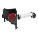 Spectre 91-01 Jeep Cherokee L6-4.0L F/I Air Intake Kit - Polished w/Red Filter-1