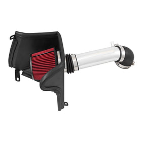 Spectre 91-01 Jeep Cherokee L6-4.0L F/I Air Intake Kit - Polished w/Red Filter