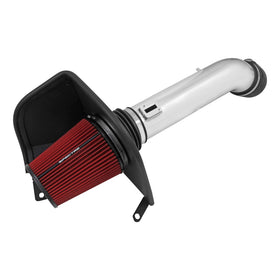 Spectre 16-17 GM 2500HD/3500HD V8-6.0L F/I Air Intake Kit - Polished w/Red Filter