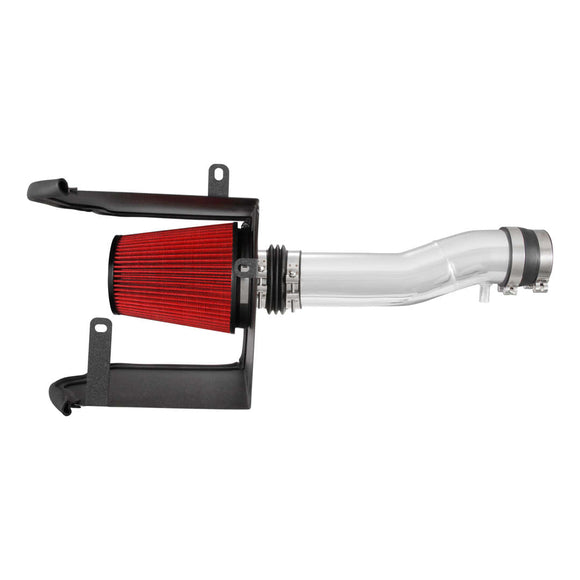Spectre 16-18 Toyota Tacoma V6-3.5L F/I Air Intake Kit - Polished w/Red Filter