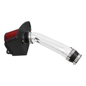Spectre 16-18 Jeep Grand Cherokee V6-3.6L F/I Air Intake Kit - Polished w/Red Filter - 0