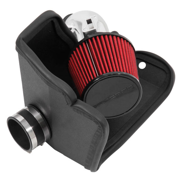 Spectre 12-15 Honda Civic L4-1.8L F/I Air Intake Kit - Polished w/Red Filter