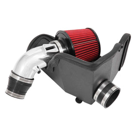 Spectre 12-15 Honda Civic L4-1.8L F/I Air Intake Kit - Polished w/Red Filter - 0
