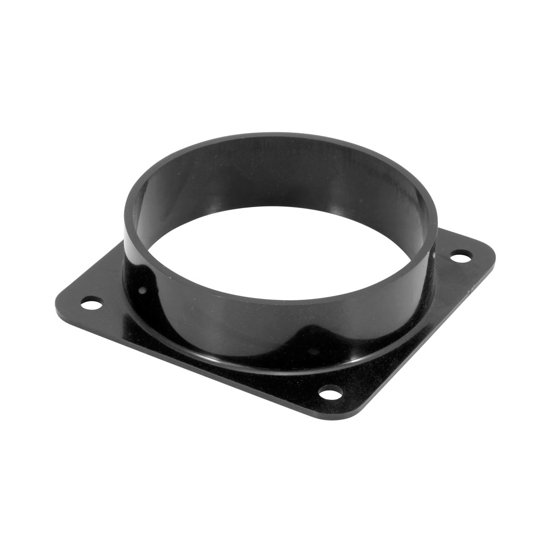 Spectre Intake Tube/Duct Mounting Plate (ABS) 4in. OD