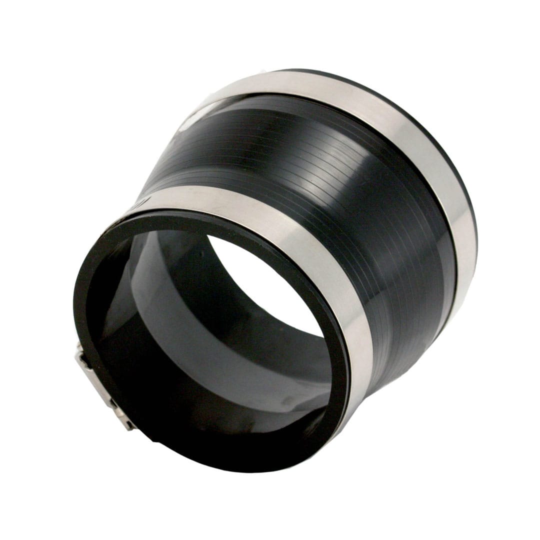 Spectre Coupler/Reducer 3.5in. to 3in. (PVC) - Black