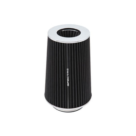 Spectre Adjustable Conical Air Filter 9-1/2in. Tall (Fits 3in. / 3-1/2in. / 4in. Tubes) - Black