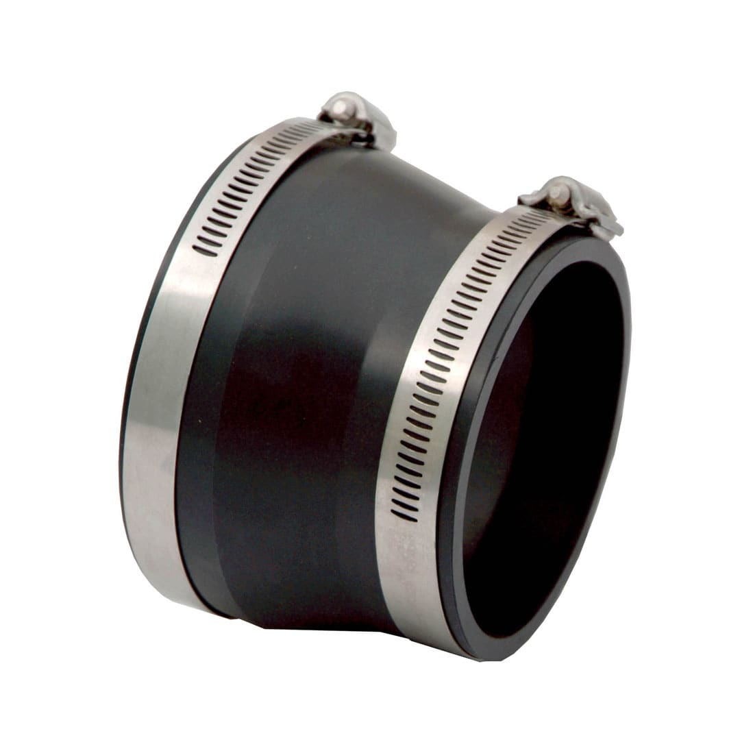Spectre Coupler/Reducer 4in. to 3.5in. (PVC) - Black