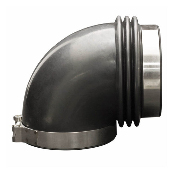 Spectre Flex Coupler Elbow 4in. ID / ID 90 Degree - Black