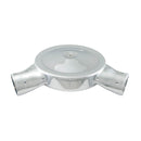 Spectre Low Profile Air Box 14in. OD x 5-13/32in. H / 120 Degree Inlet - Chrome-1