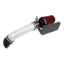 Spectre 99-07 GM Truck V8-4.8/5.3/6.0L F/I Air Intake Kit - Clear Anodized w/Red Filter-2