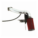 Spectre 98-03 GM Truck L4-2.2L F/I Air Intake Kit - Clear Anodized w/Red Filter-1