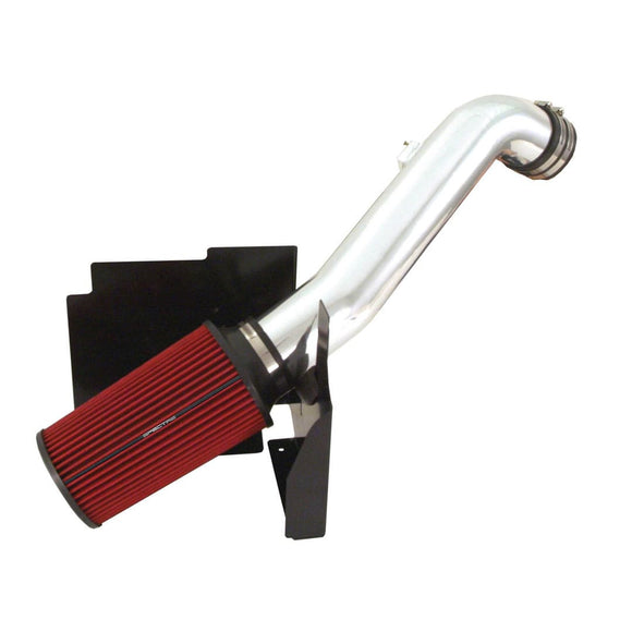 Spectre 01-04 GM Truck V8-6.6L DSL Air Intake Kit - Clear Anodized w/Red Filter