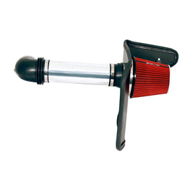 Spectre 10-11 Chevy Camaro V6-3.6L F/I Air Intake Kit - Clear Anodized w/Red Filter