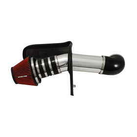 Spectre 06-07 Chevy Trailblazer V8-6.0L F/I Air Intake Kit - Polished w/Red Filter