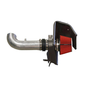 Spectre 08-10 Cadillac CTS V6-3.6L F/I Air Intake Kit - Polished w/Red Filter