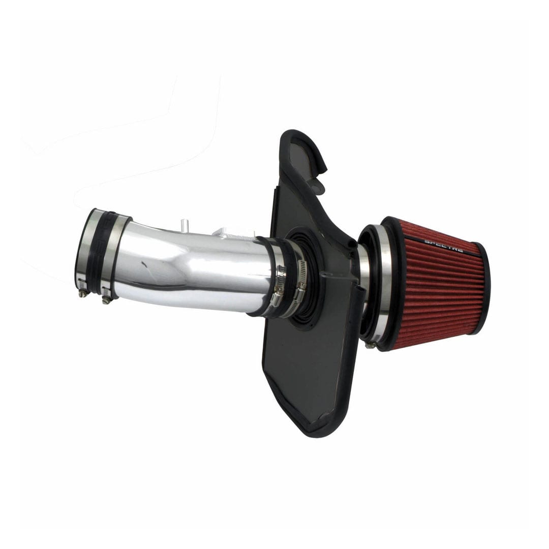 Spectre 06-09 Cadillac STS-V V8-4.4L F/I Air Intake Kit - Polished w/Red Filter