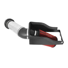 Spectre 99-03 Ford F250/350 V8-7.3L DSL Air Intake Kit - Polished w/Red Filter