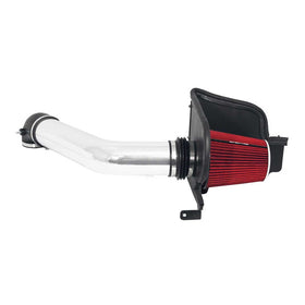 Spectre 04-08 Ford F150 V8-5.4L F/I Air Intake Kit - Clear Anodized w/Red Filter