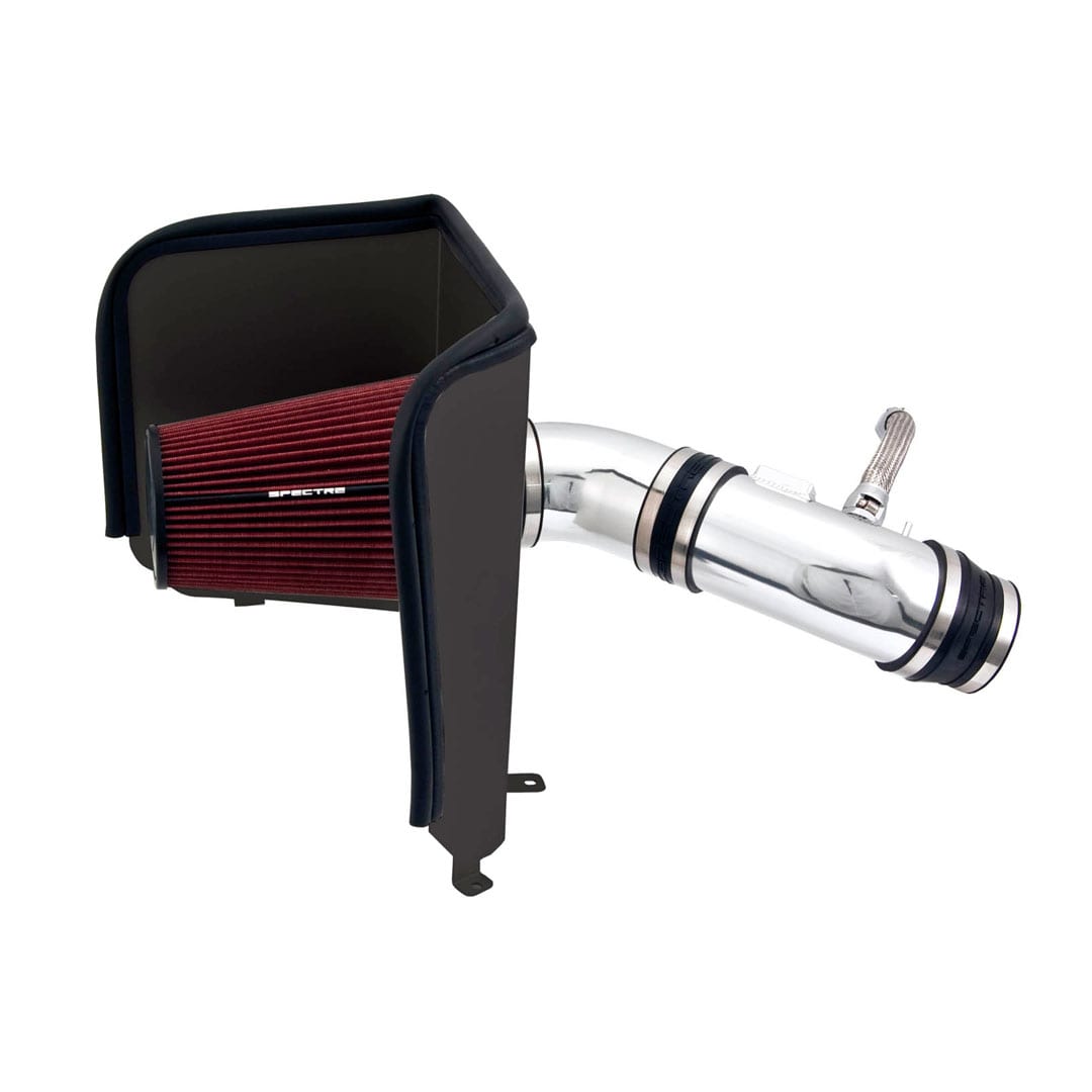 Spectre 07-11 Toyota Tundra V8-5.7L F/I Air Intake Kit - Polished w/Red Filter