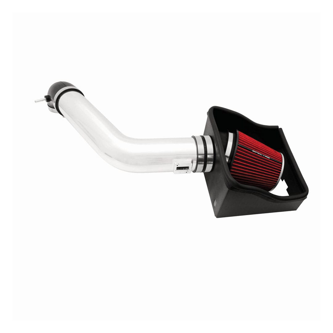 Spectre 09-10 Ford F150 V8-5.4L F/I Air Intake Kit - Polished w/Red Filter