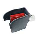 Spectre 08-10 Ford SD V8-6.4L DSL Air Intake Kit - Polished w/Red Filter-1