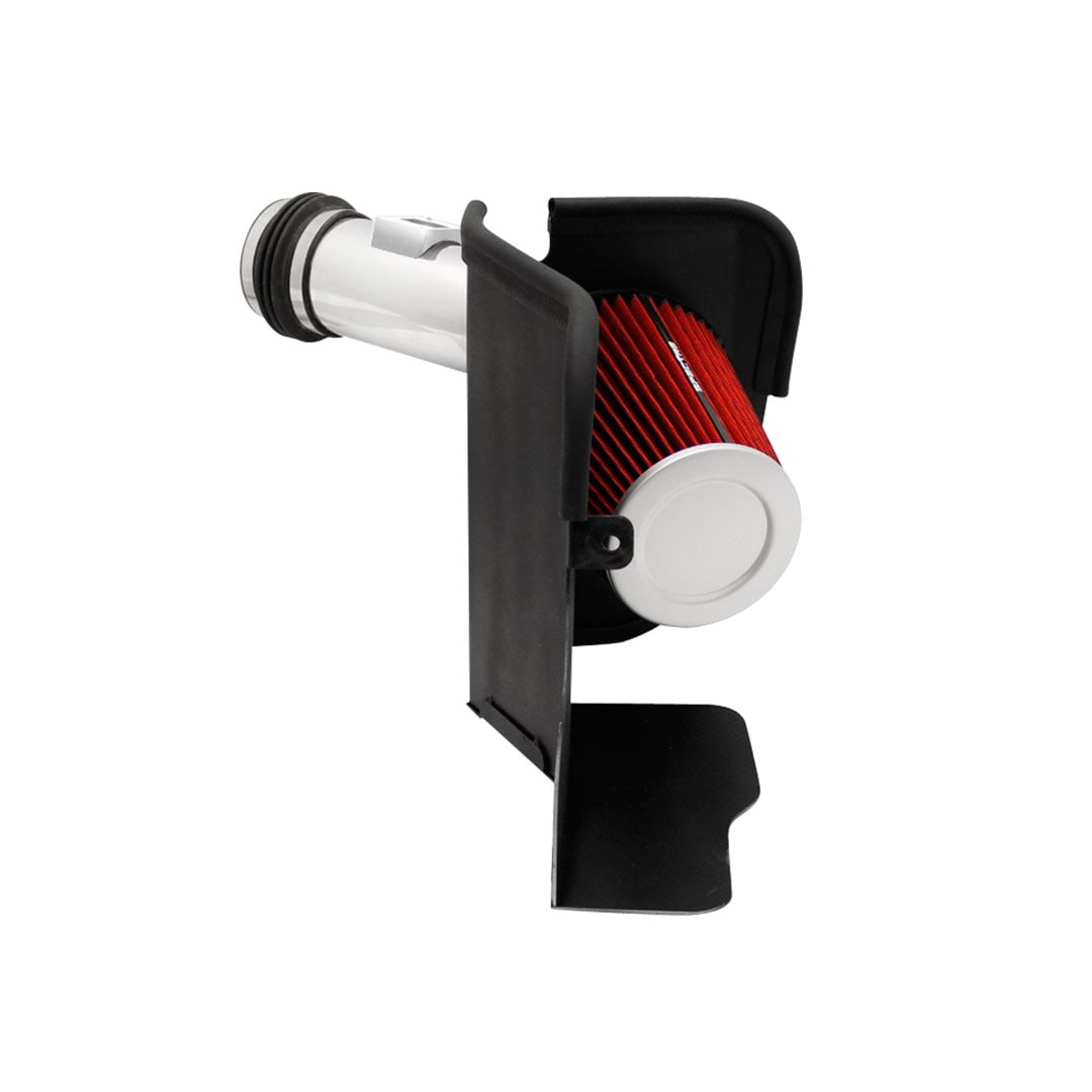 Spectre 03-07 Ford SD V8-6.7L DSL Air Intake Kit - Polished w/Red Filter