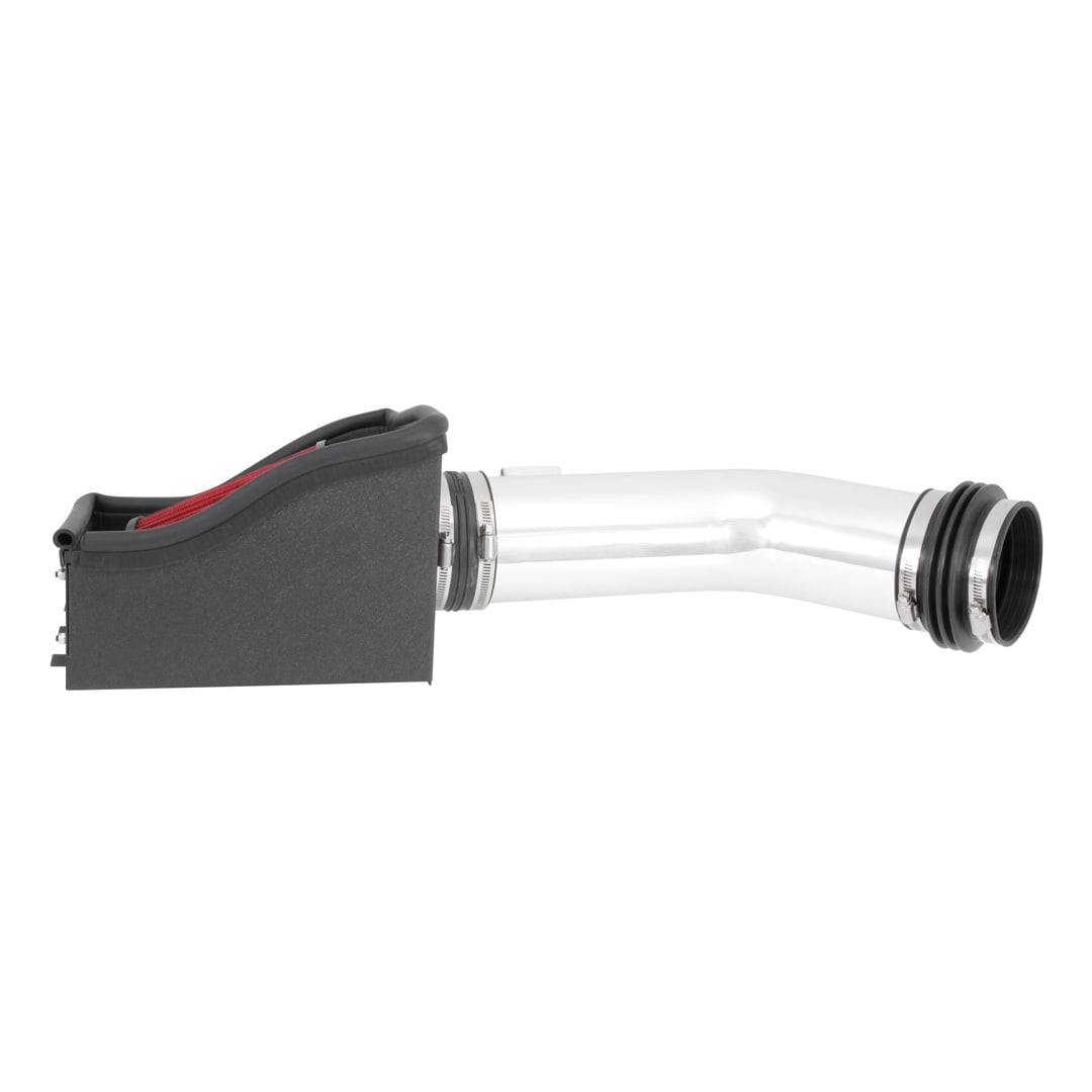Spectre 11-14 Ford F150 SVT Raptor V8-6.2L F/I Air Intake Kit - Polished w/Red Filter
