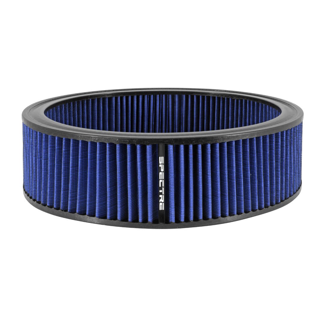 Spectre Round Air Filter 14in. x 4in. - Blue