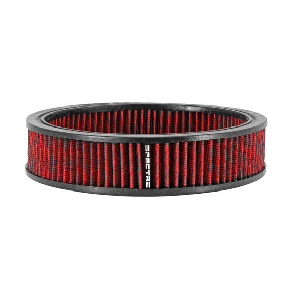 Spectre Round Air Filter 9in. x 2in. - Red