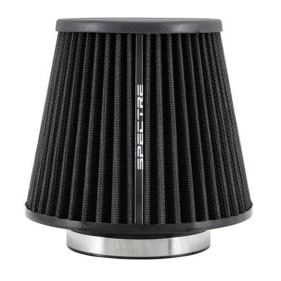 Spectre HPR Conical Air Filter 4in. Flange ID / 6.813in. Base OD / 6.75in. Tall - Black