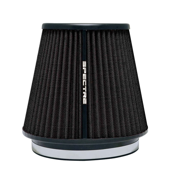 Spectre HPR Conical Air Filter 6in. Flange ID / 7.313in. Base OD / 7in. Tall - Black