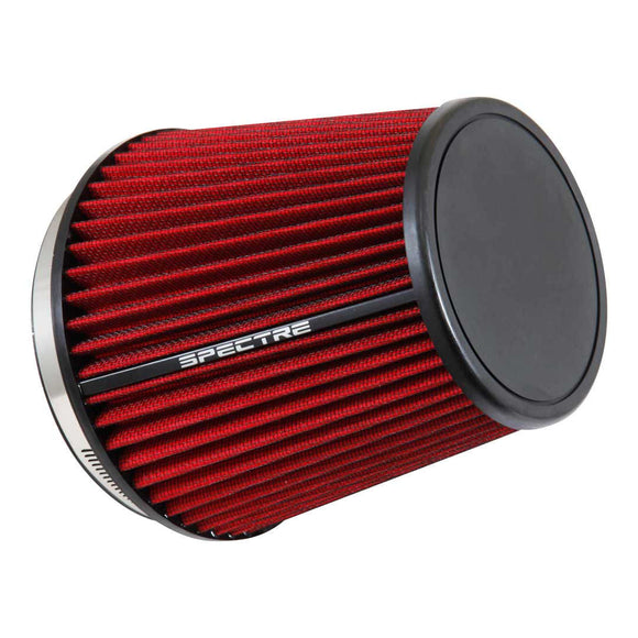 Spectre HPR Conical Air Filter 6in. Flange ID / 7.313in. Base OD / 7in. Tall - Red