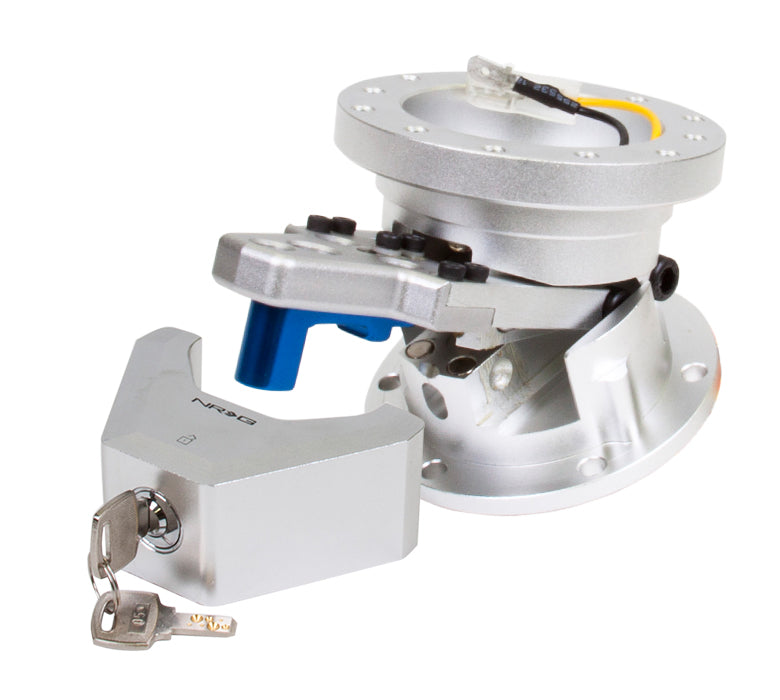 NRG Steering Wheel Quick Tilt System w/Lock - Silver