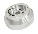 NRG Short Hub Adapter Gm / Dodge / Chevy - Shiny Silver-1