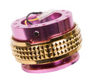 NRG Quick Release Kit - Pyramid Edition - Pink Body / Chrome Gold Pyramid Ring-1