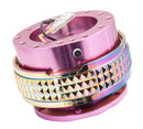 NRG Quick Release Kit - Pyramid Edition - Pink Body / Neochrome Pyramid Ring-1