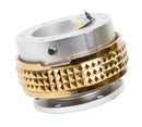 NRG Quick Release Kit - Pyramid Edition - Silver Body / Chrome Gold Pyramid Ring-1