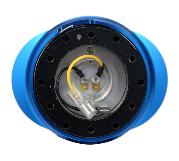 NRG Quick Release Gen 2.2 - Black Body / Shiny Blue Oval Ring