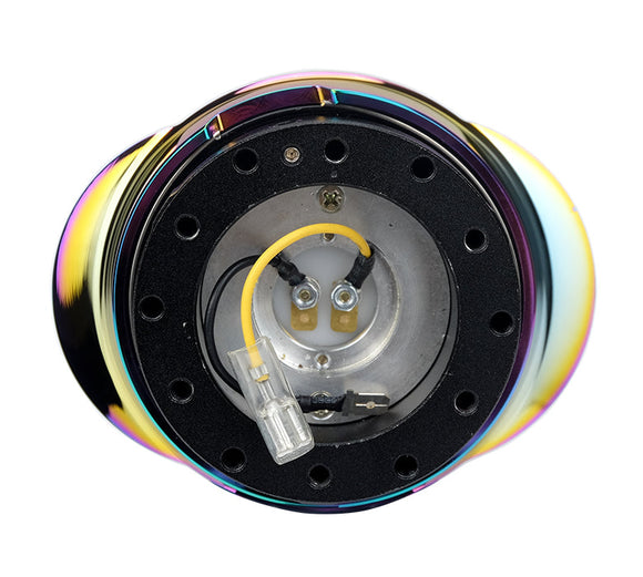 NRG Quick Release Kit - Black Body/ Multicolor Oval Ring