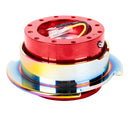 NRG Quick Release Gen 2.5 - Red Body / Neochrome Ring-3